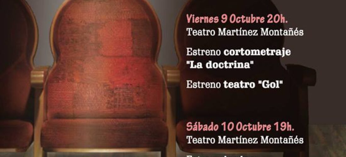 FIN DE SEMANA DE TEATRO 10 Y 11 DE OCTUBRE