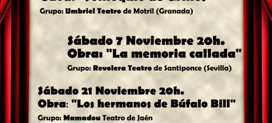 DIAS DE TEATRO EN ALCALA LA REAL